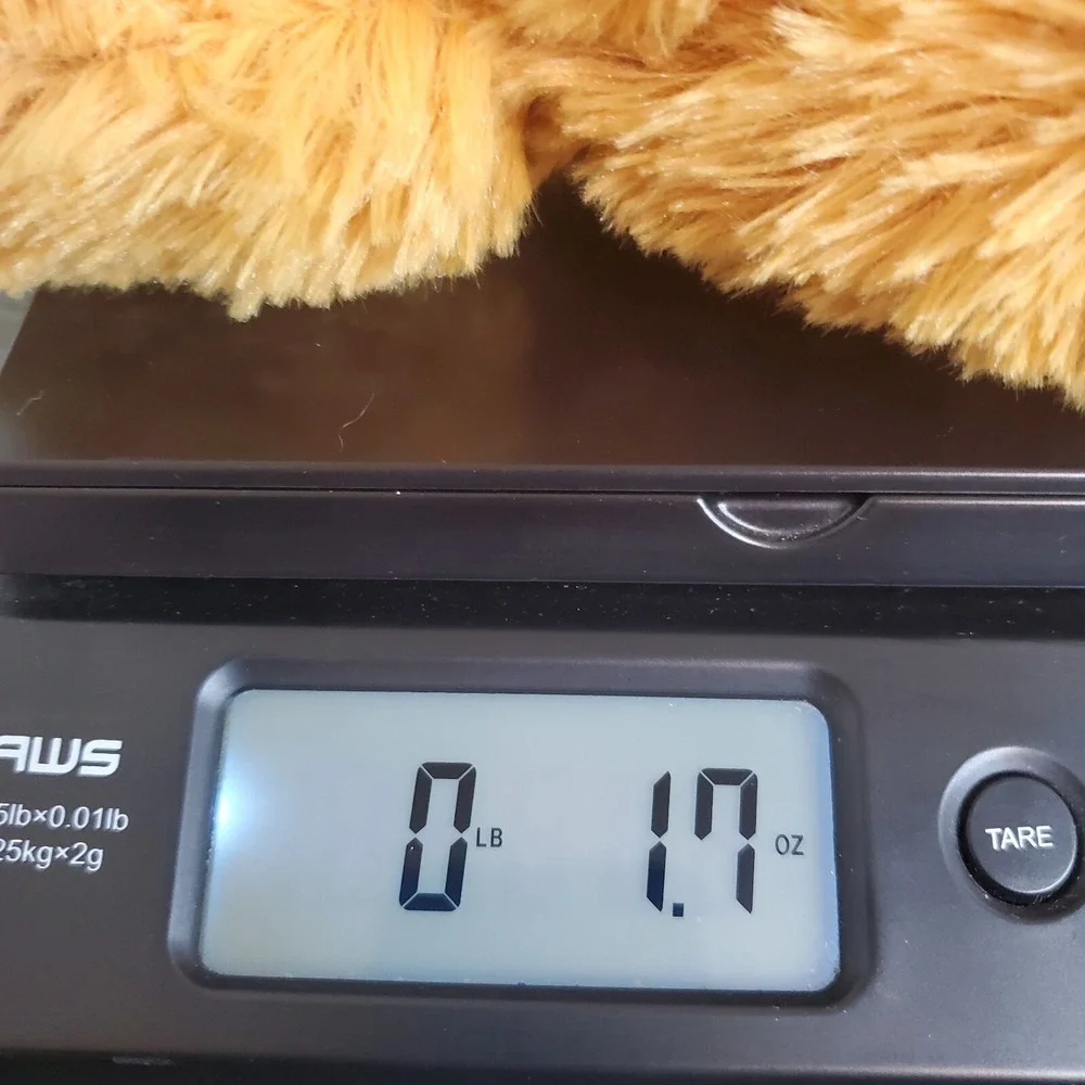 Fuzzy Friends Golden Brown Furry Plush Teddy Bear 8